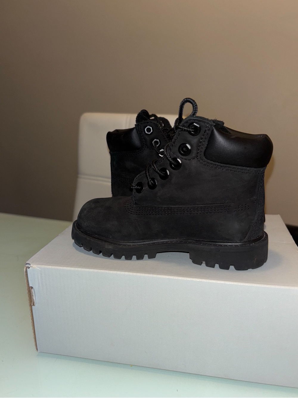Timberland Kids Black Lace-Up Rugged Boots  🖤